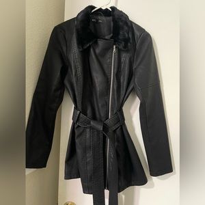 Black leather Jacket for her!